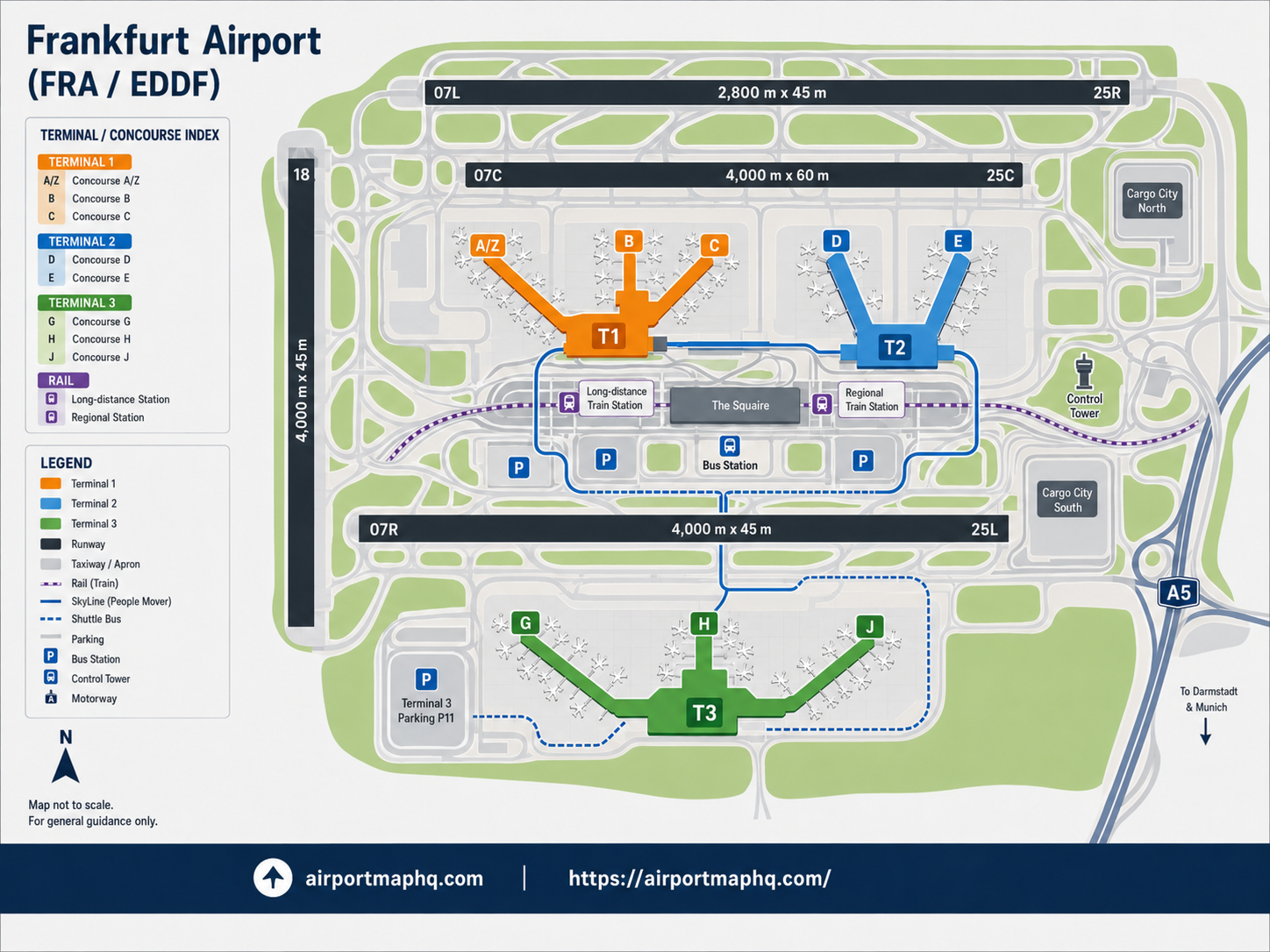 Frankfurt Airport Map 2026 FRA Terminal Guide Frankfurt Airport Map 
